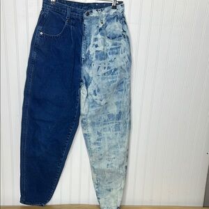 - Vintage Brittania Double Sided Baggy Jeans Size 28” Waist